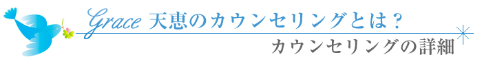 Grace天恵のセラピーとは　セラピーの詳細